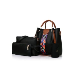 4 In 1 Set Handbags - Black